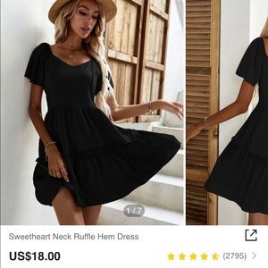 Short Sleeve Mini Dress NWOT